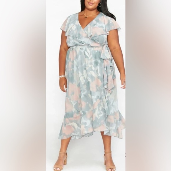 Show Me Your Mumu Jess ruffle midi dress Size 3X - Picture 1 of 8